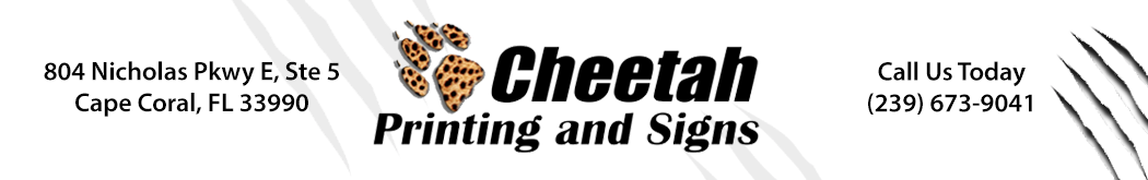 Cheetah Printing and Signs
