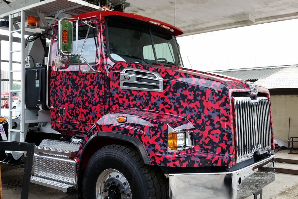 Vh trucking red camo