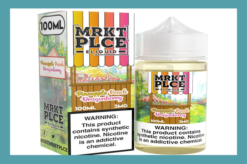 MRKT PLCE Pineapple Peach Dragonberry E-Liquid