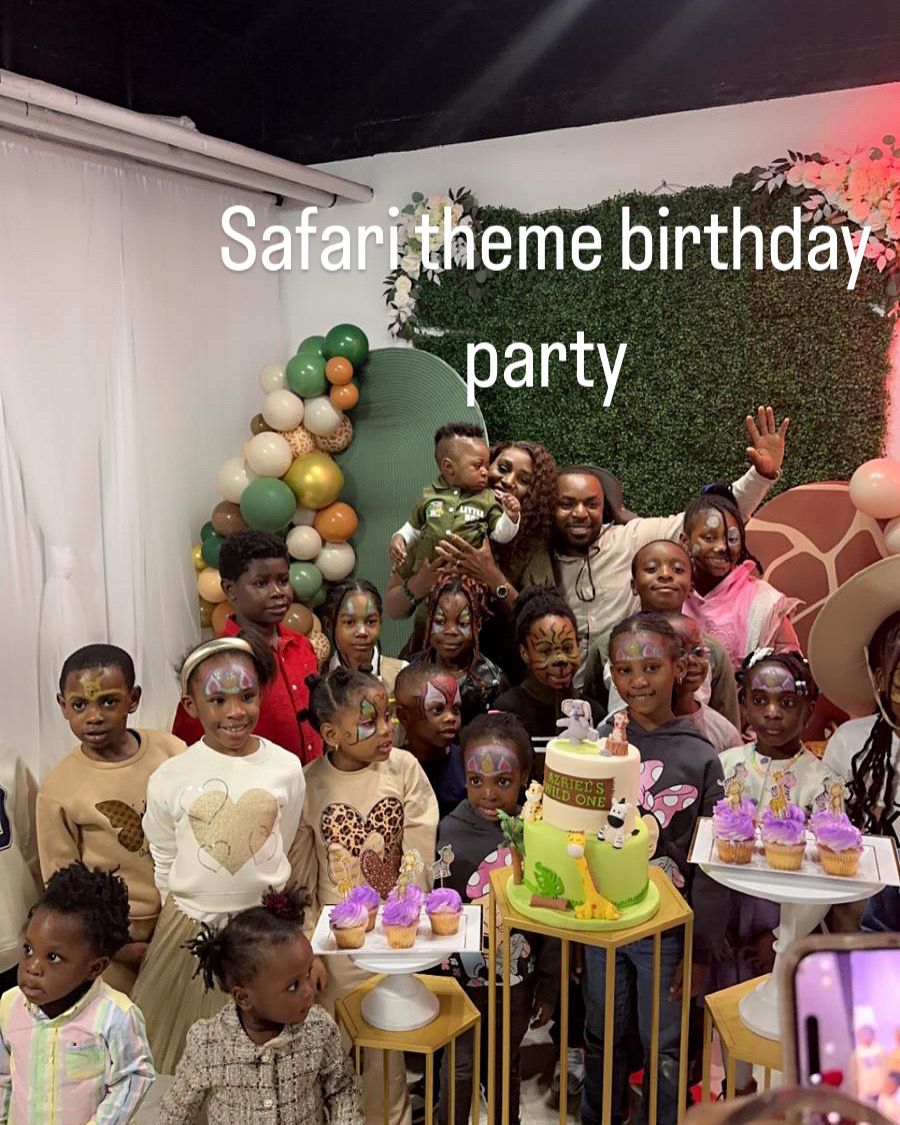 Samanthia safari theme birthday party