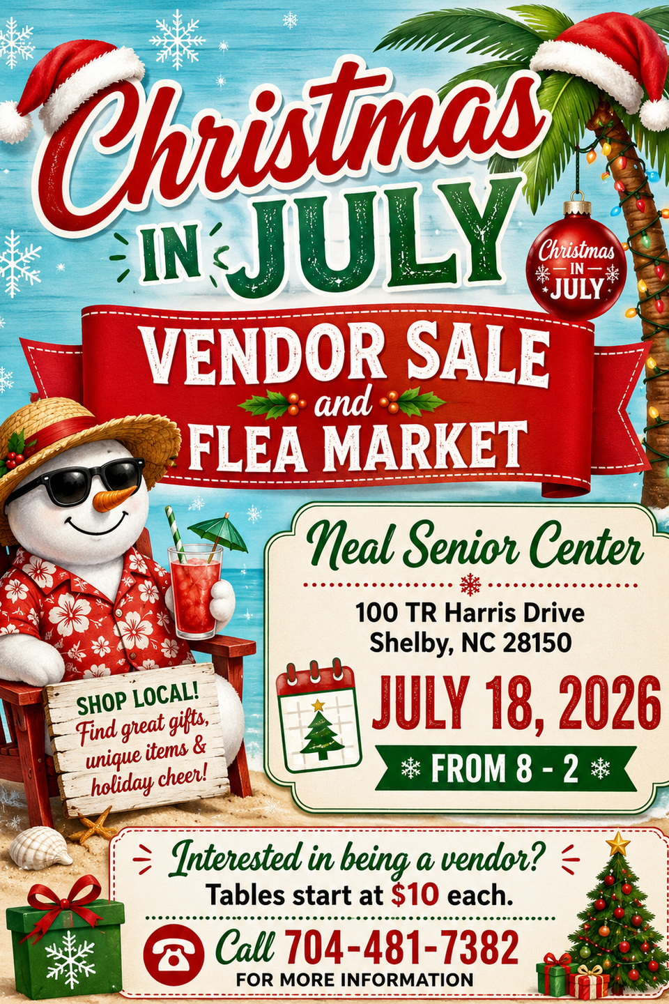 Christmas in july 2026