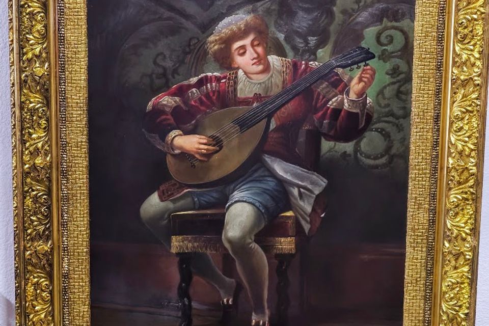 Painting damaged repaired