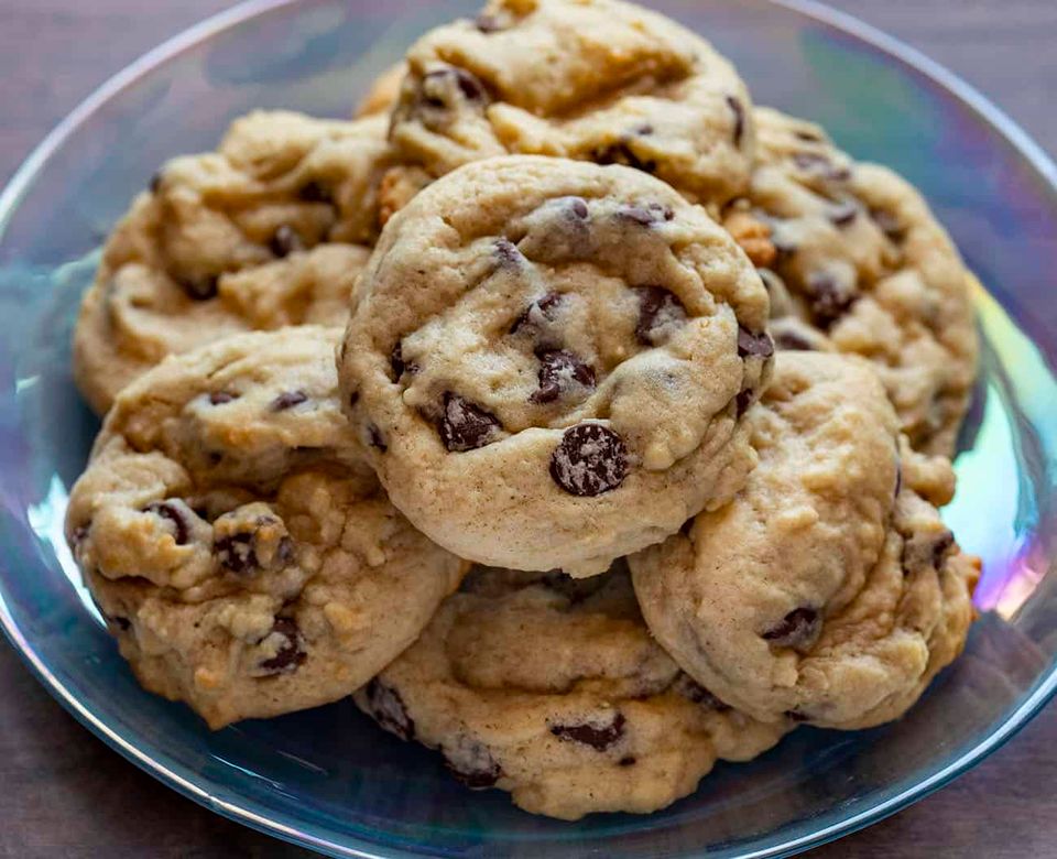 Sourdough chocolate chip cookies