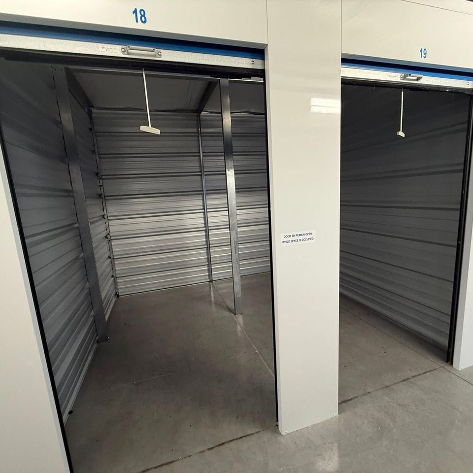 A cleaned out storage container, done by JNJ Hauling Solutions of Citrus County