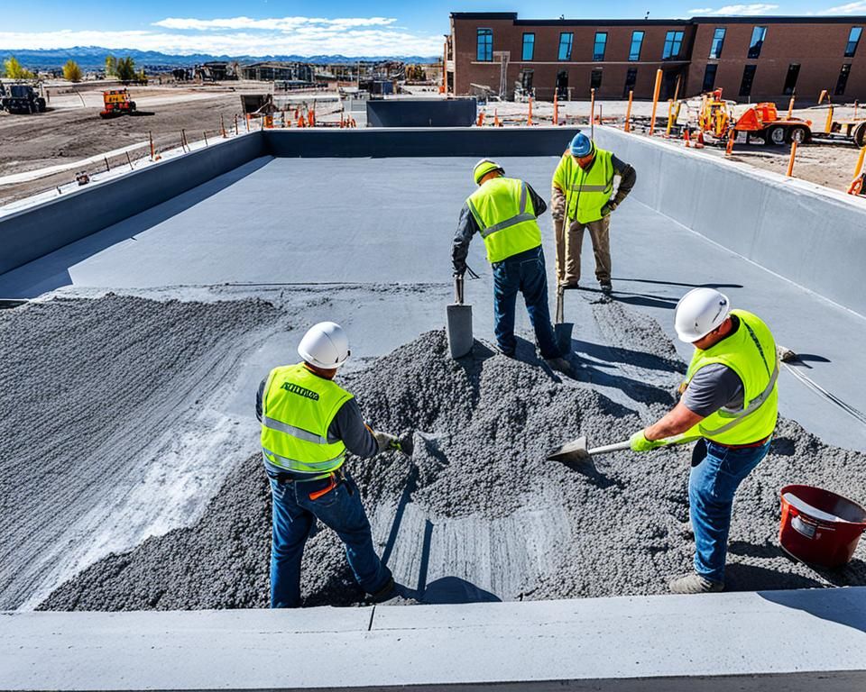 Commercial concrete pouring denver