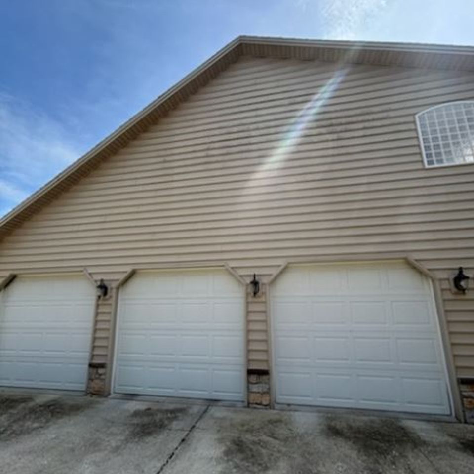 Before photo of a dirty house