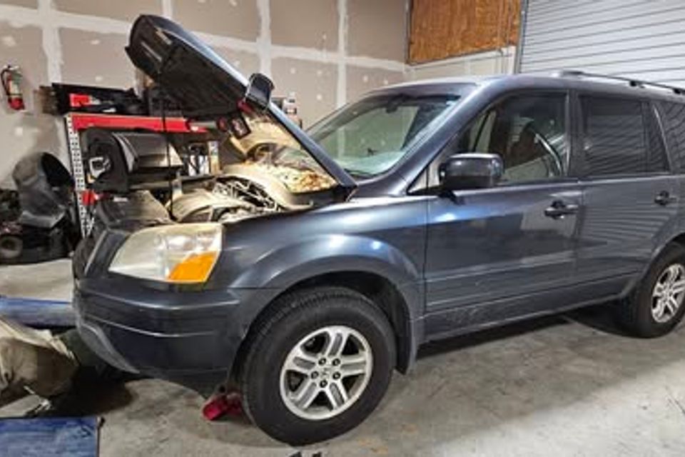 2005 honda pilot came into ham auto repair for a starter replacement