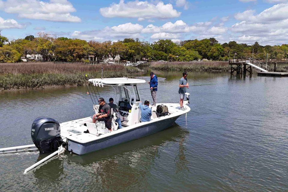 charter inshore fishing on Shem Creek in Charleston SC