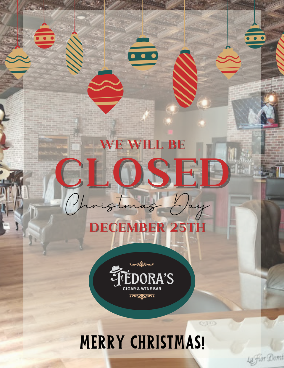 Closed christmas