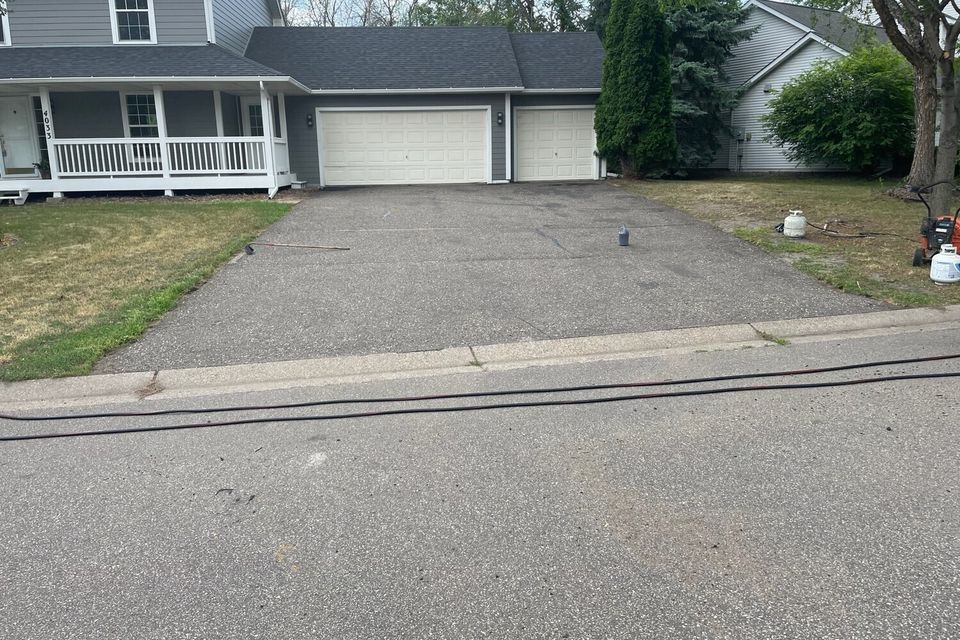 Driveway 6 before