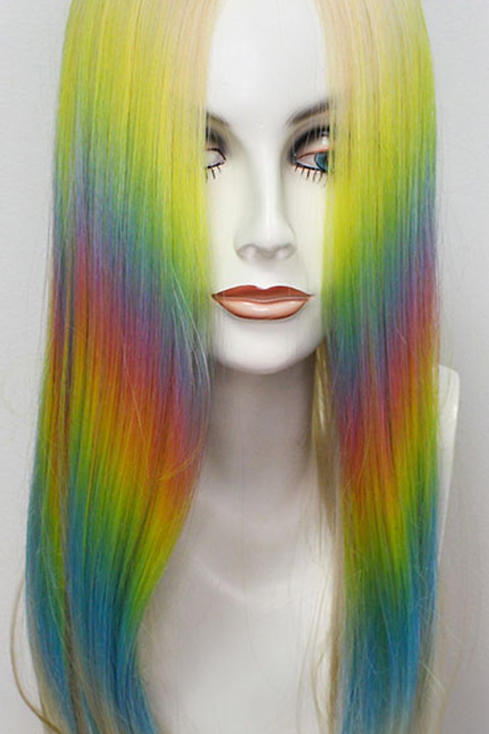 Blonde rainbow long 1