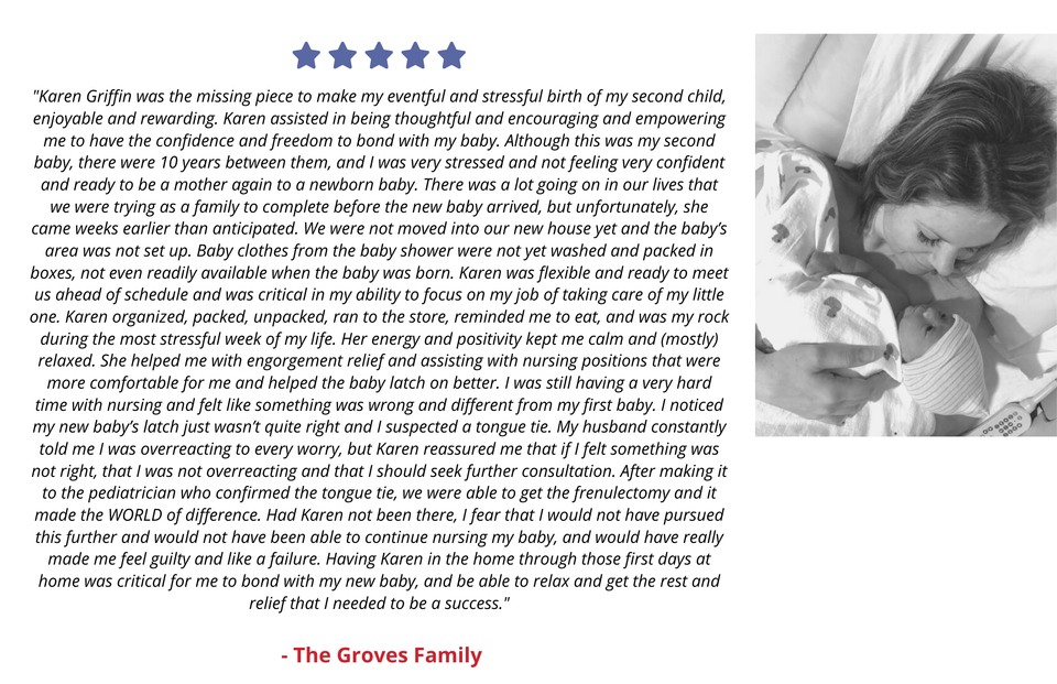 Karen griffin is an amazing caregiver. she is saved as karen “babywhisperer” on my phone  and for good reason. she cared for my 5 mo old daughter for many months and i’ve never felt like my daughter was in better han (1)