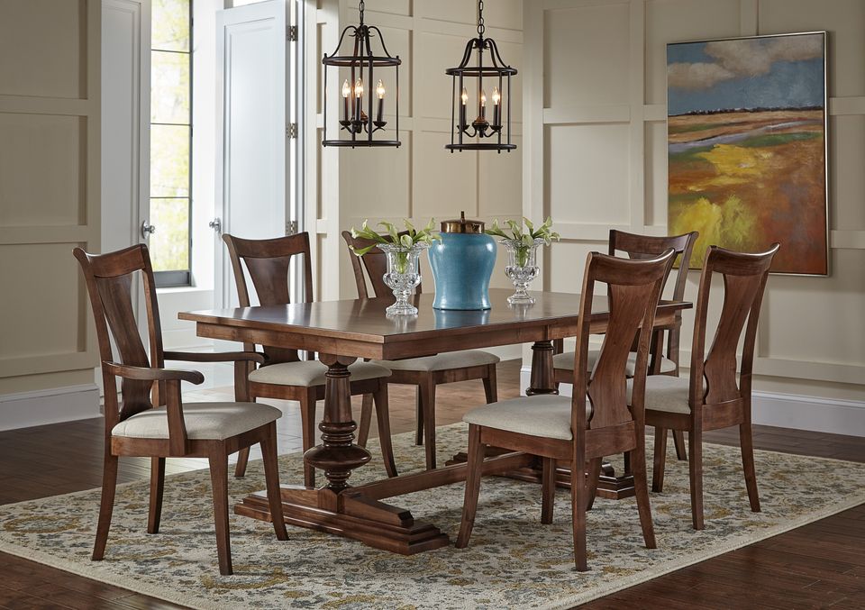 Rh benjamin chairs clawson table room setting
