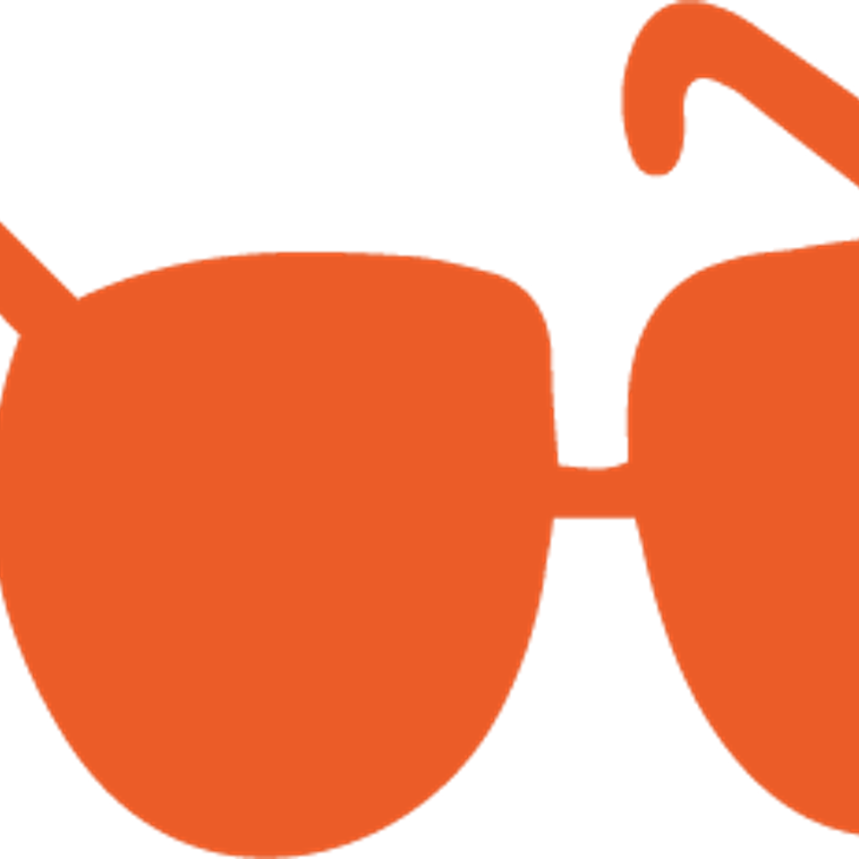 Beach   sunglasses orange 12