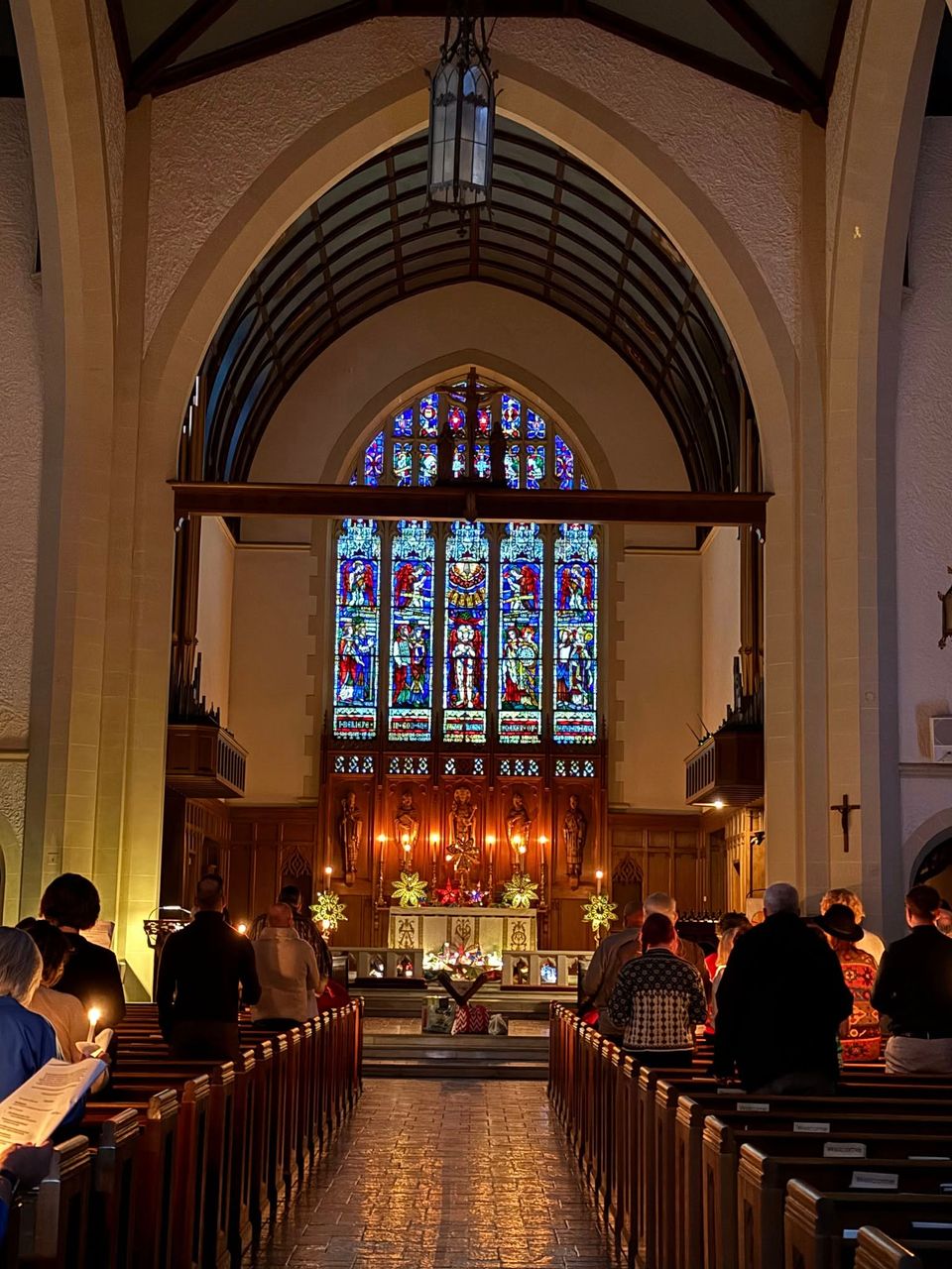 Church candles front pretty