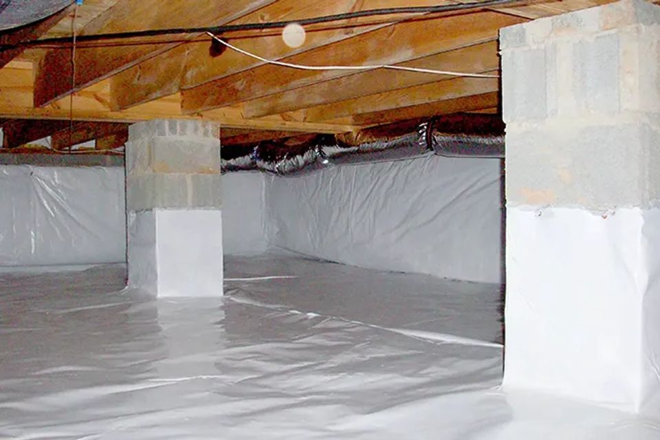 Comprehensive attic and crawl space sealing in guilford to prevent drafts and moisture  668 by 441