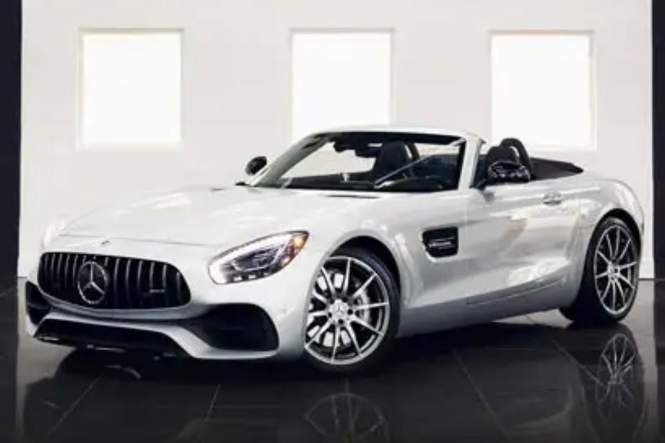 Mercedes benz amg gt convertible grey
