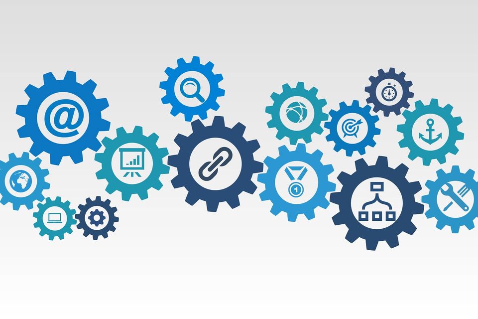 Sprockets containing different symbols for web content development