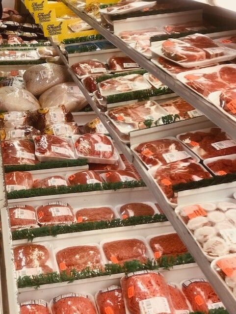 Picture of meat case