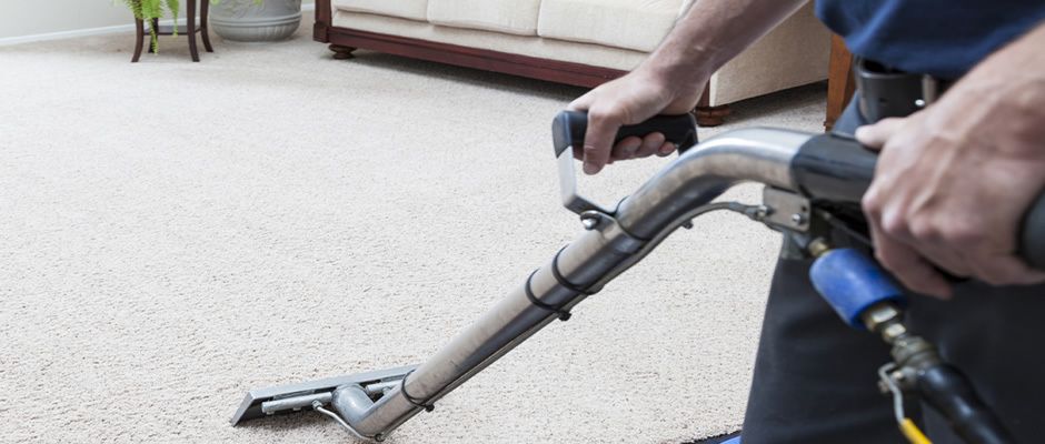 Header carpet cleaning