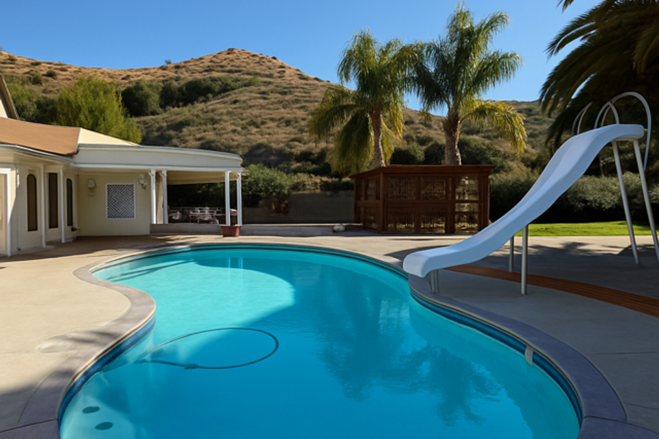 Pool view 1