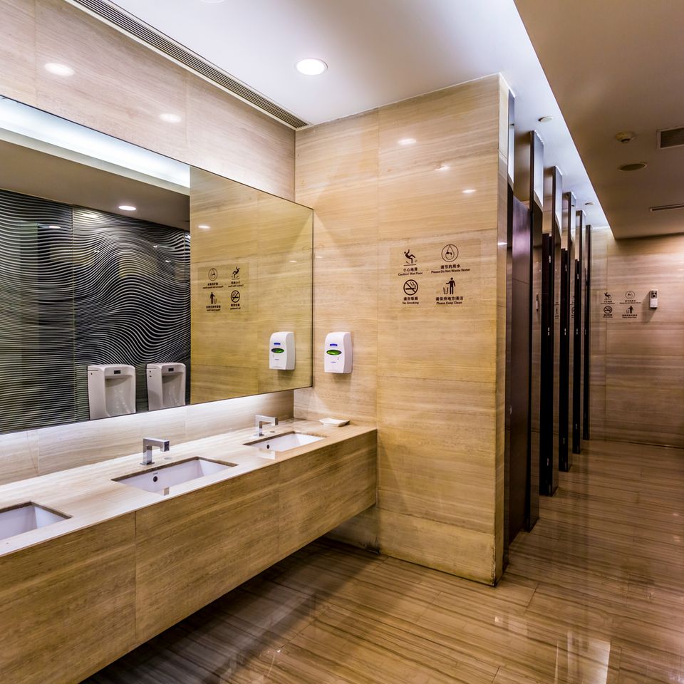 Bathroom Partition Installation