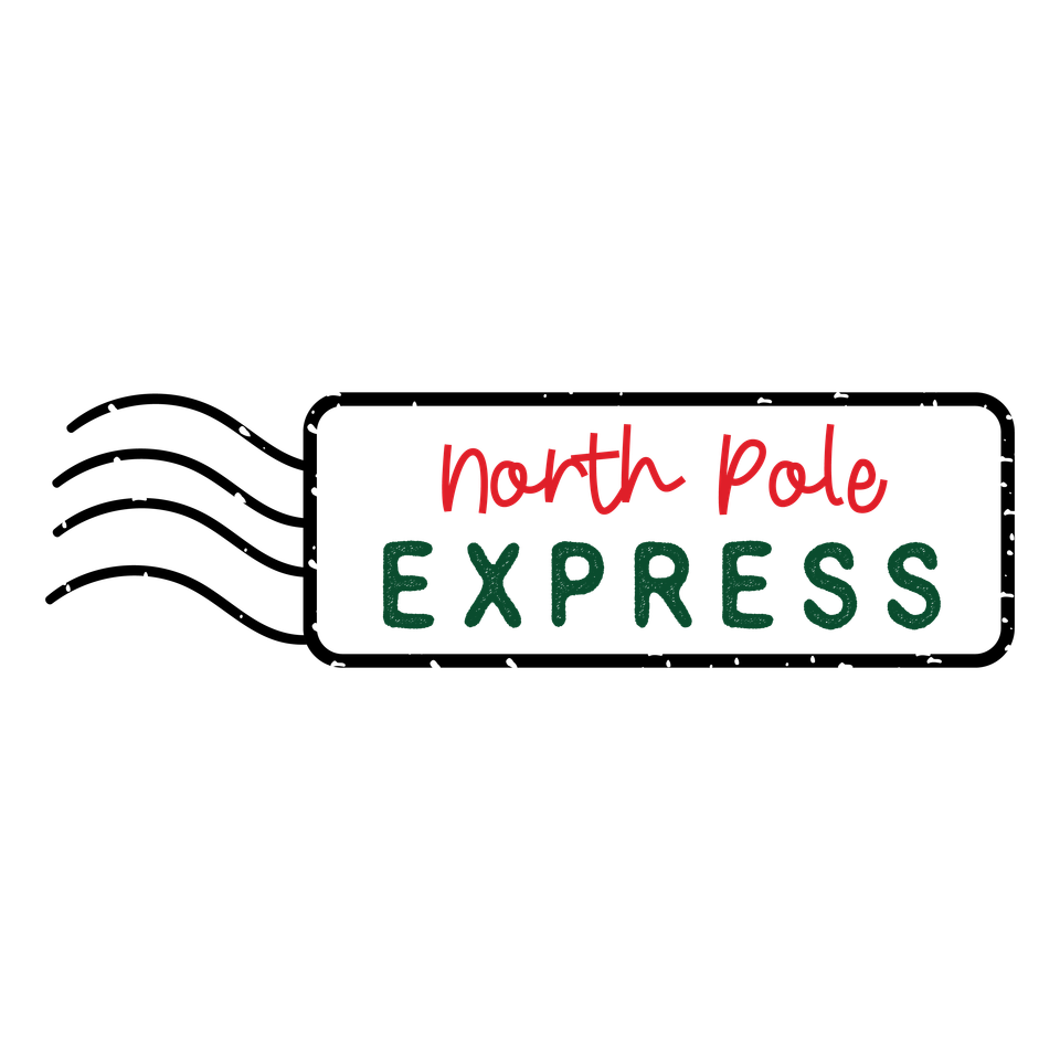 Seasons   christmas north pole express stamp