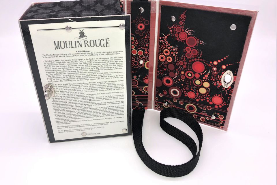 Handbag moulin rouge   inside