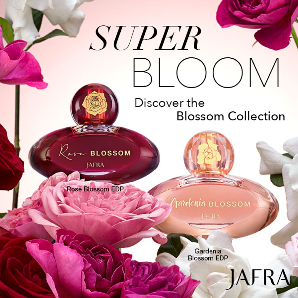 Womens rose blossom perfume