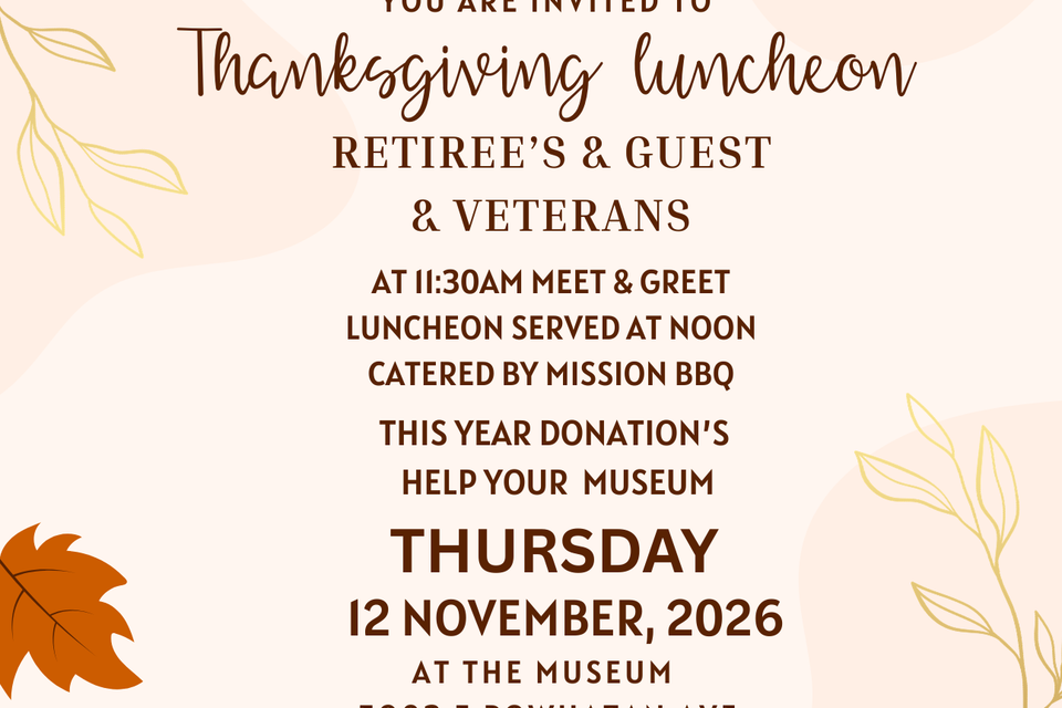 Thanksgiving lunch flyer