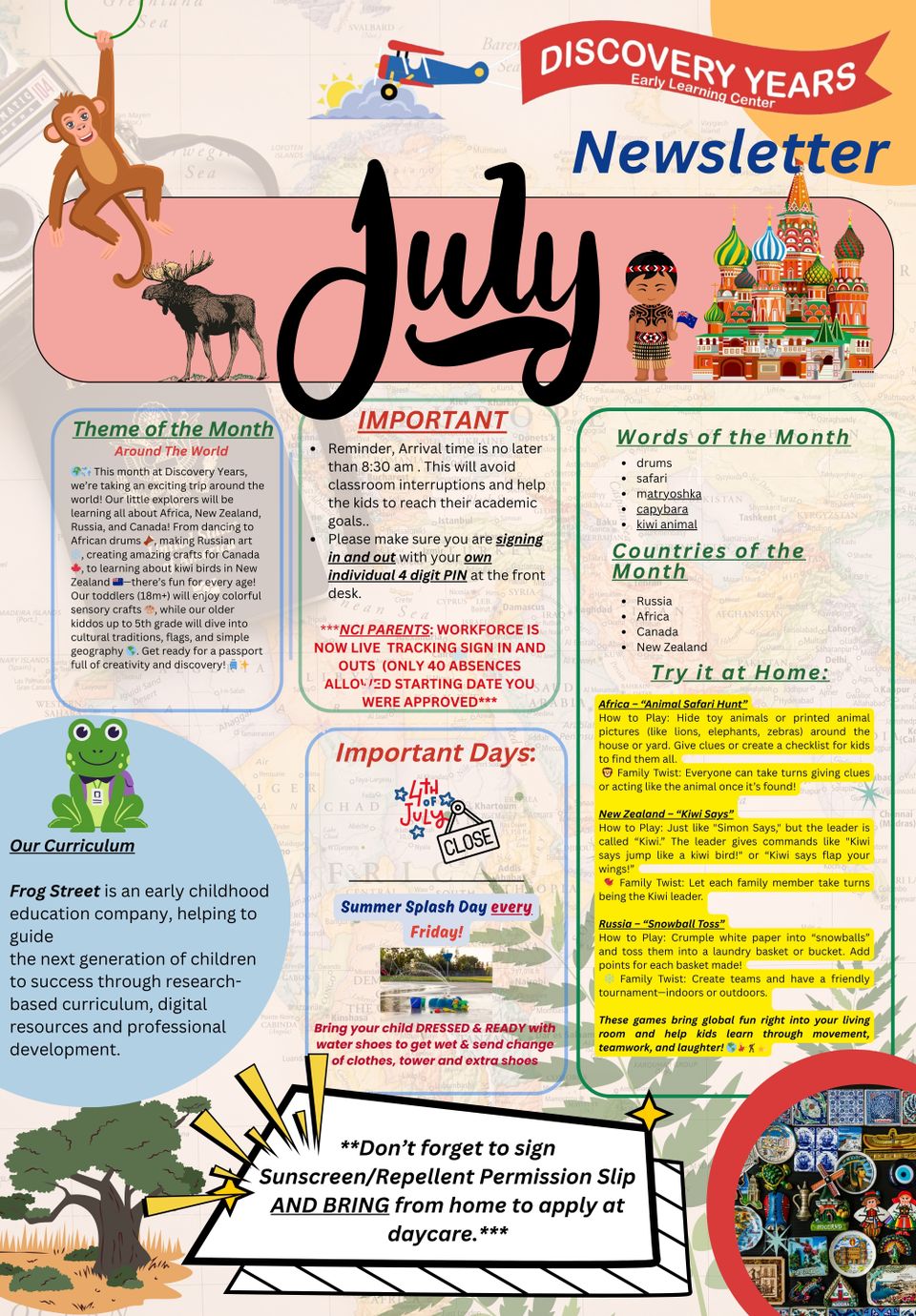July newsletter
