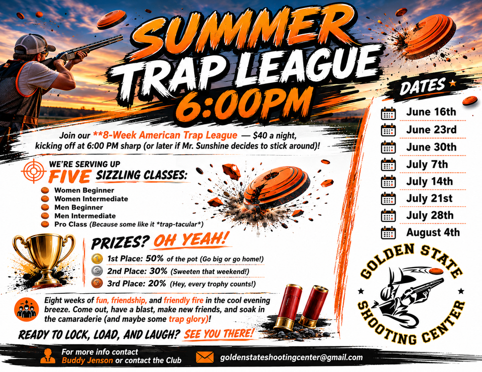 northern california summer trap league 2026