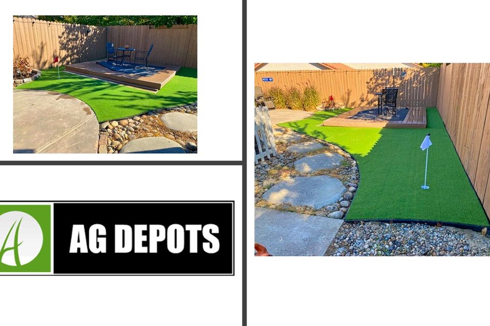 Roseville California private putting green