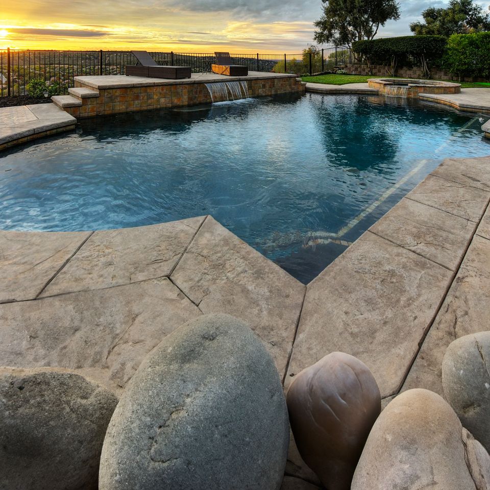 poolside patio
