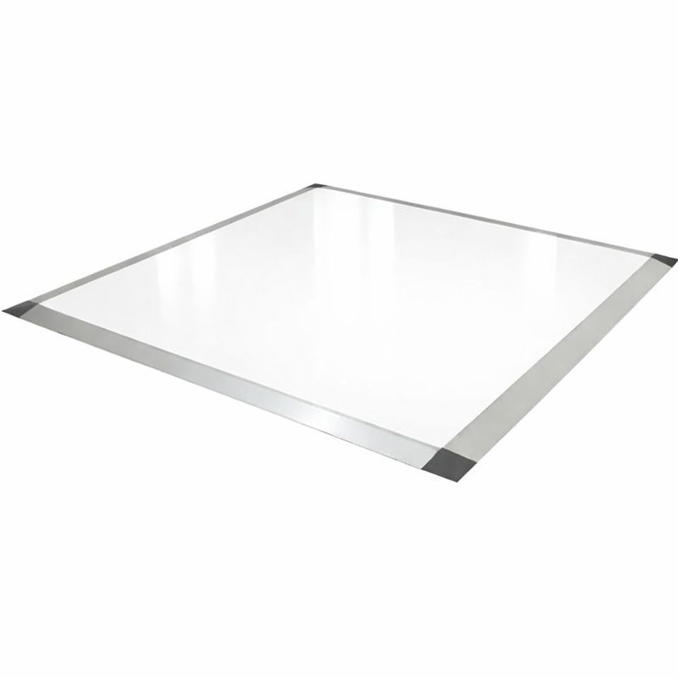 White acrylic dance floor