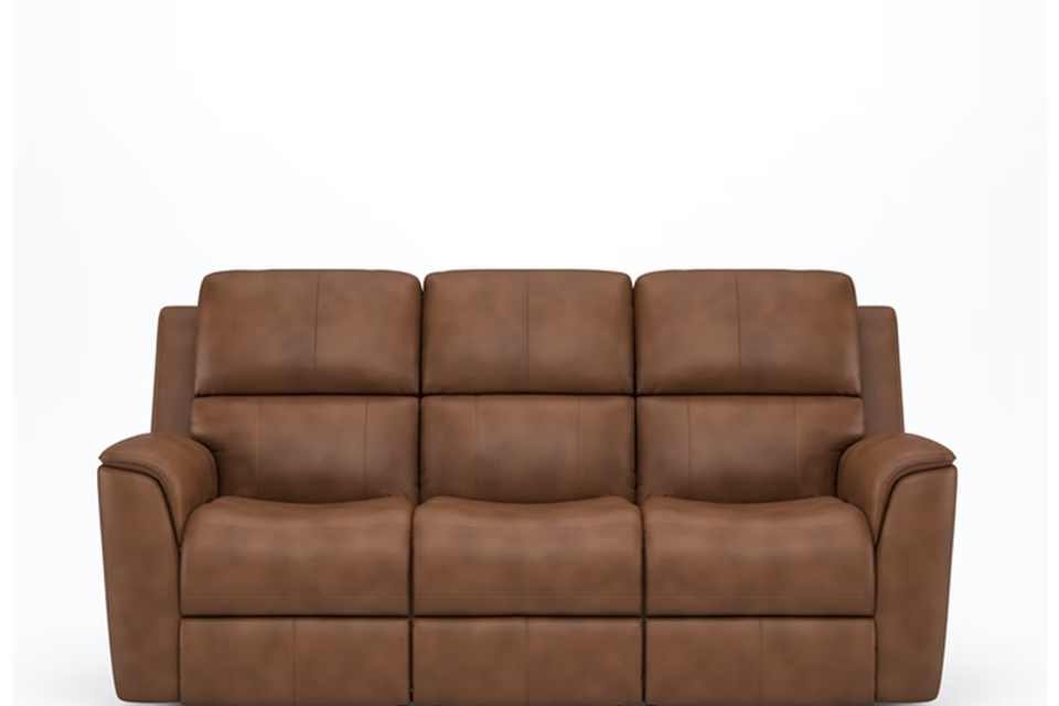 Flexstell brown leather sofa resized to 800 wide