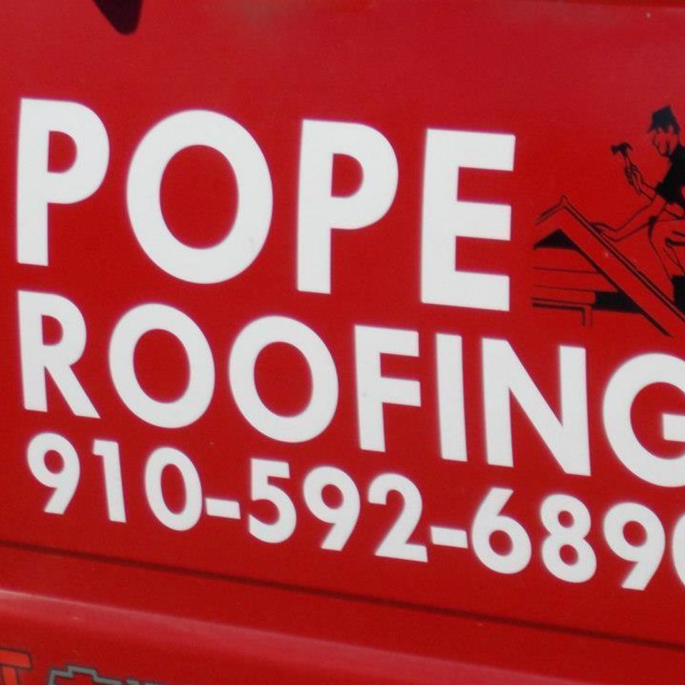 pope roofing clinton nc • roofing in clinton • residential roofs • commercial roofs • sampson county • north carolina • roof repair • roof installation • new roof
