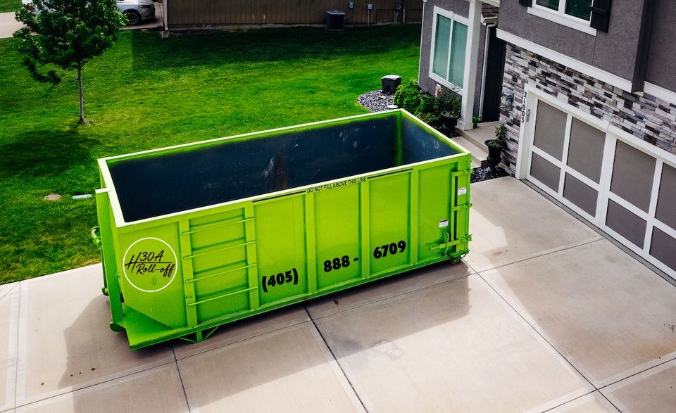 Dumpster rolloff green house