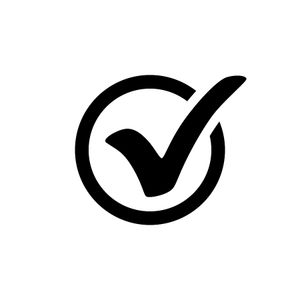 Bigstock check mark vector icon in circ 333526207
