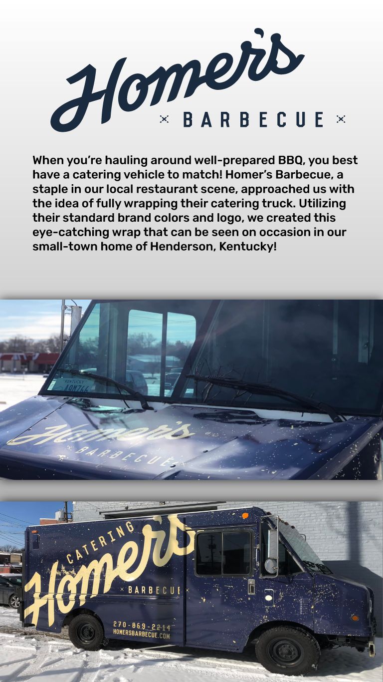 Homers catering wrap portfolio