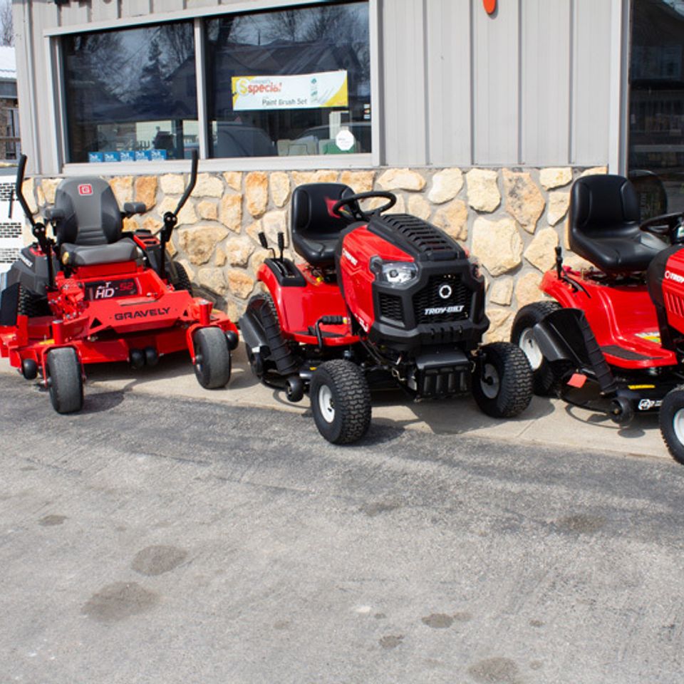 Riding lawnmowers
