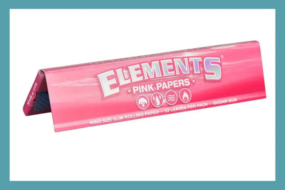 Elements Rolling Papers Pink King Slim
