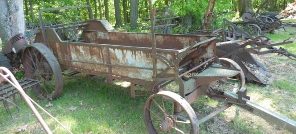 Antique farm implement up for auction at Kauffman Bros. Auctions