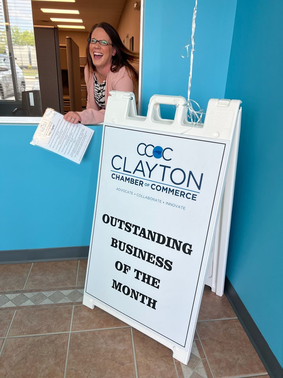 kirstyn mixa yancy, clayton chamber of commerce, ccoc, outstanding business of the month, nc outstanding businesses