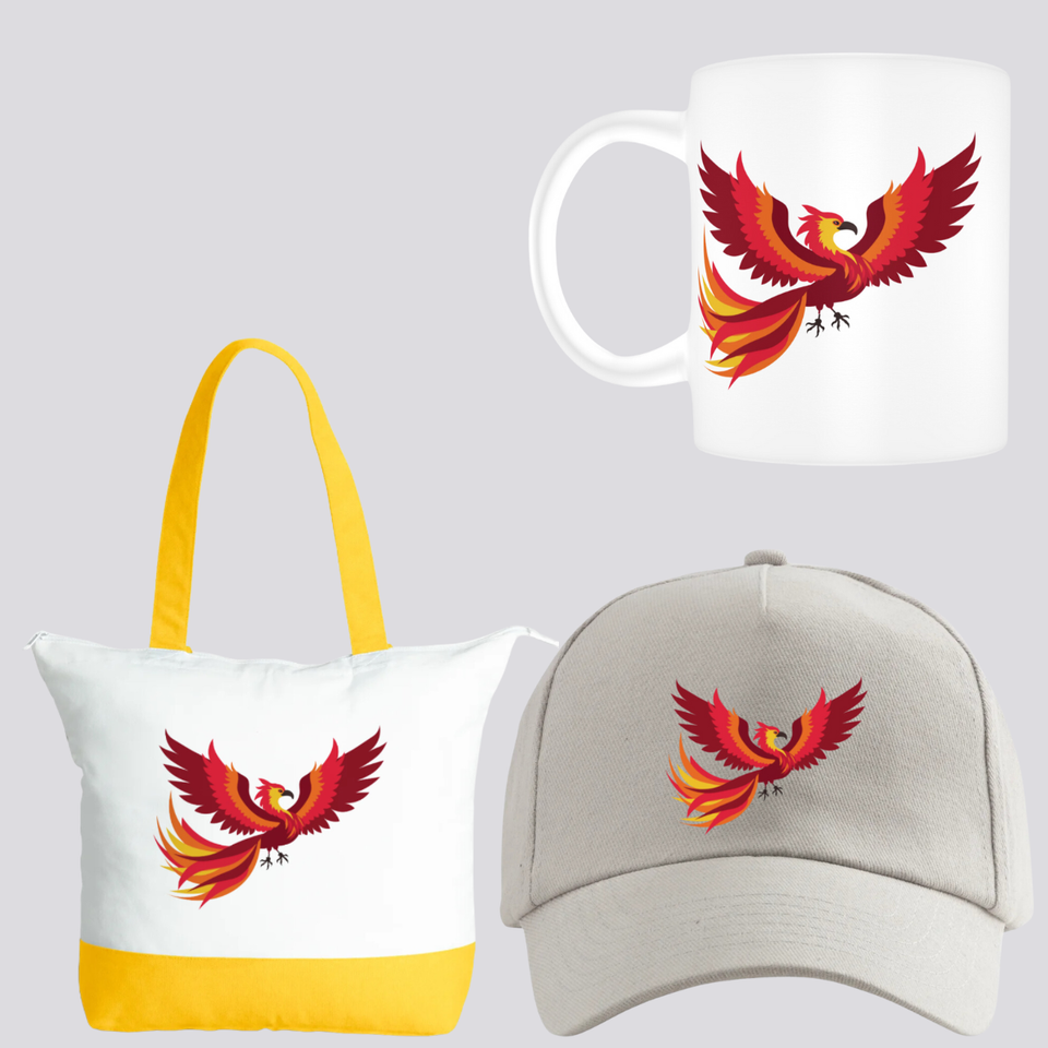 Phoenix sets tote bag  mugs   caps   14
