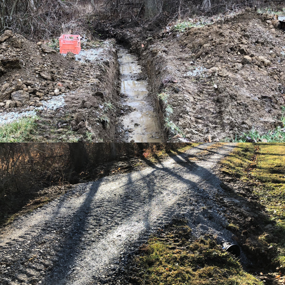 Mahaffey property services driveway culvert