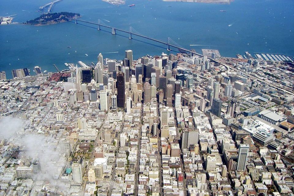 San Francisco Aerial Skyview 