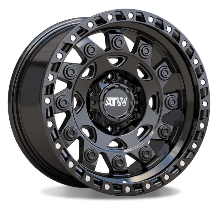 Congo 17x9 6h satin black stainless steel points