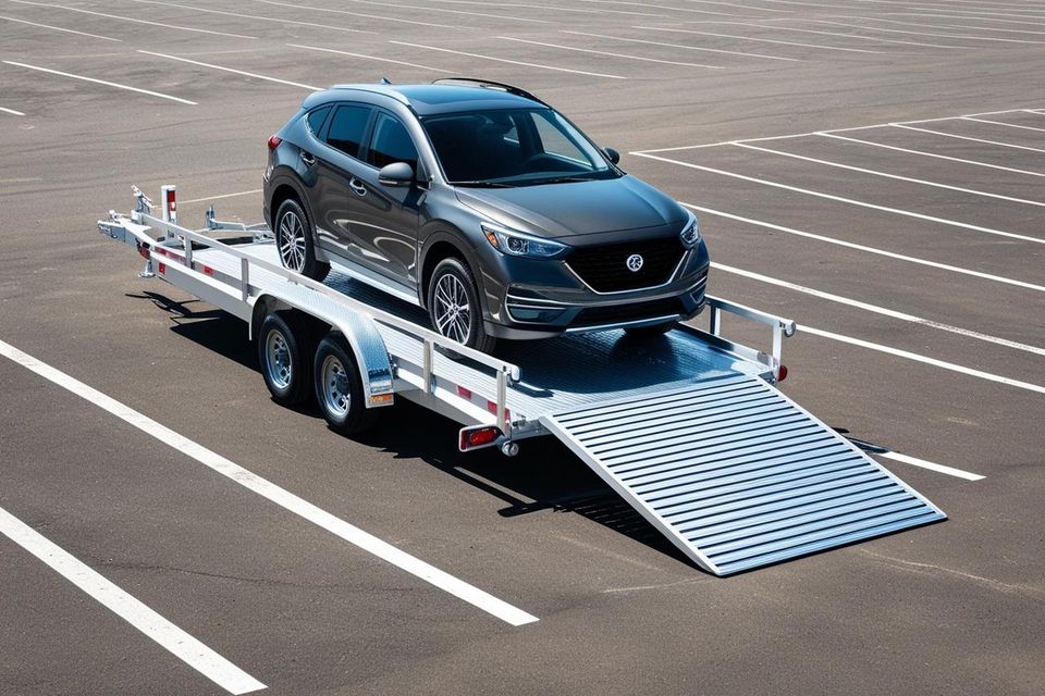 flatbed car Trailer Rentals