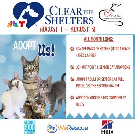 Hart clear the shelters